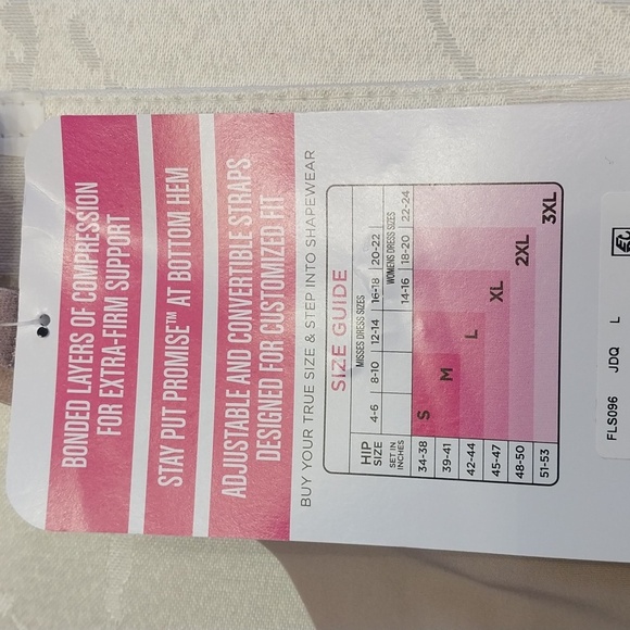 Maidenform NWT Shapewear Sculpts Ultra Firm Shaping Cami FLS096 Size Large Blush - Picture 4 of 12